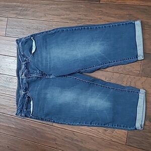 Levi's Cropped Jeans with Rolled Cuffs size 24W